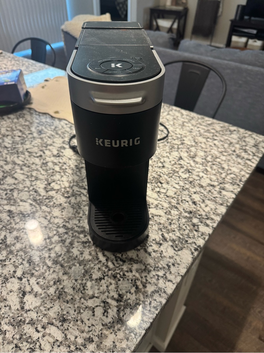 Keurig Single-Serve Coffee Maker in Black and Silver